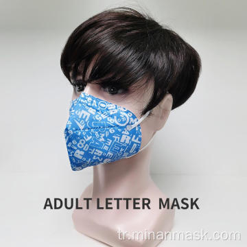 Tek kullanımlık filtreli yarım yüz toz maskesi